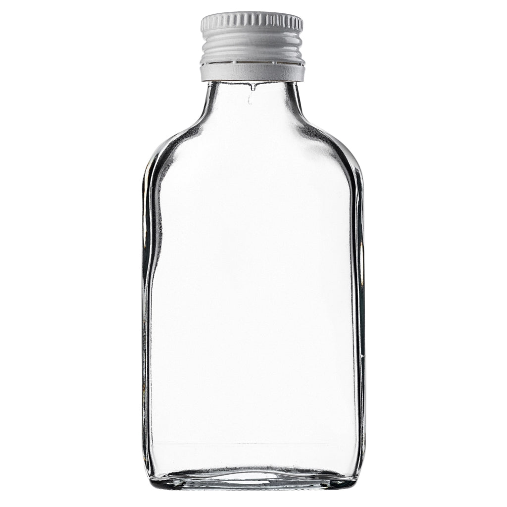 KADAX Flacone Flask 100ml Con Tappo Bianco 50pz.