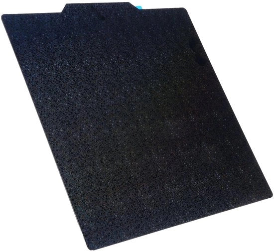 Piattaforma di costruzione 280x280mm flessibile - Piattaforma di costruzione per Ender 7 - Piattaforma di costruzione per QIDI Plus 3 - Superficie trattata a lunga durata - Disegno a stella - Finitura lucida - Superficie di stampa