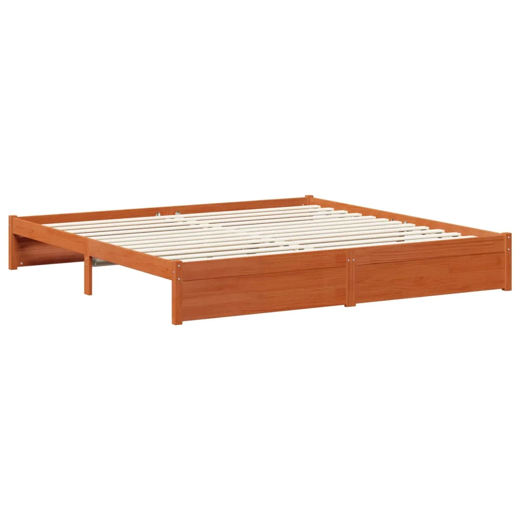 Struttura del letto con cassetto Marrone cerato 180 x 200 cm