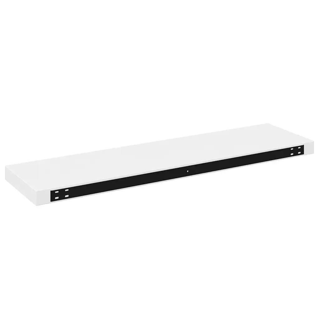 Scaffali a Parete 4 pz Bianco Lucido 23x23,5x3,8 cm in MDF 323756