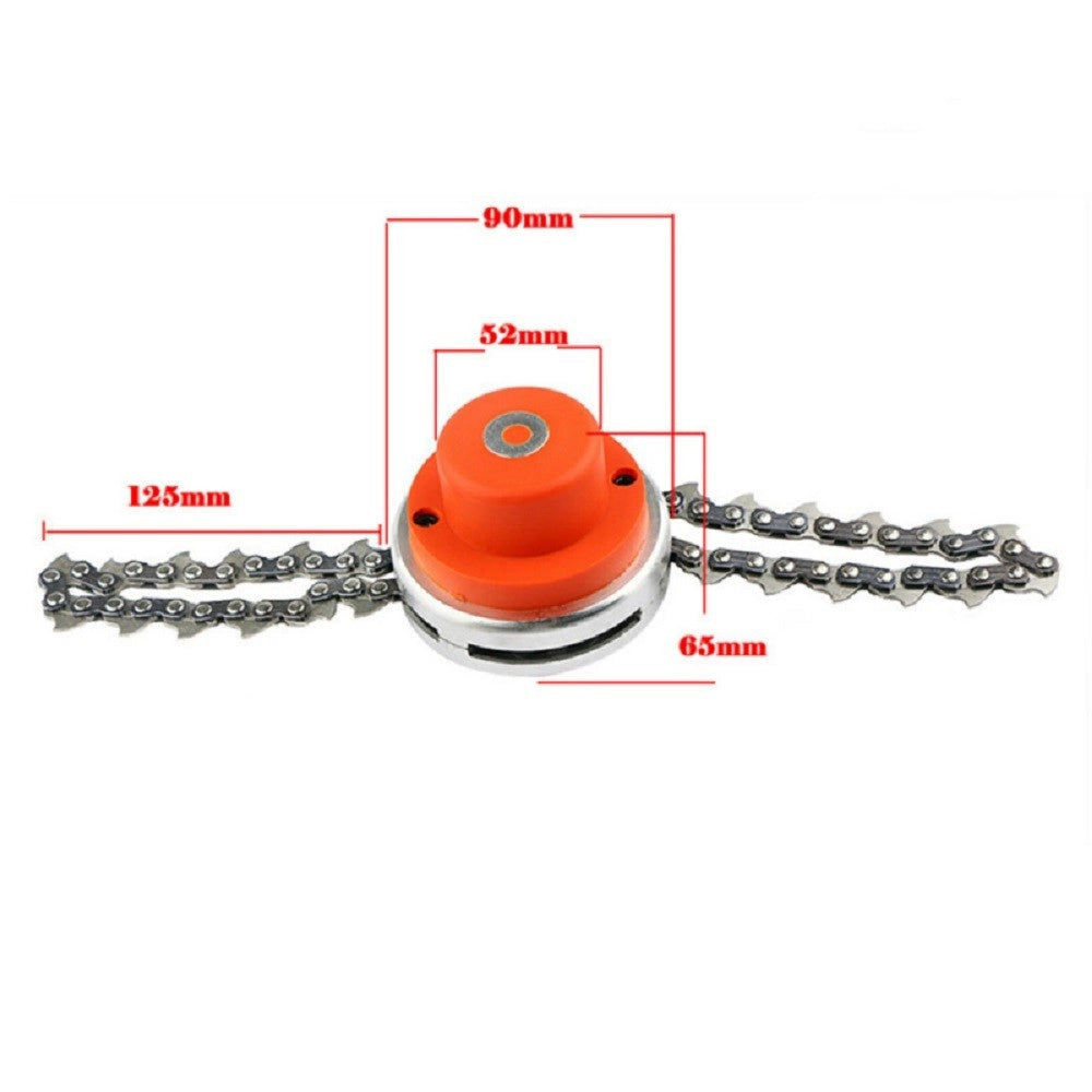 Trade Shop - Testina Ricambio Per Rasaerba A Catena 65mm In Acciaio Decespugliatore Erba -