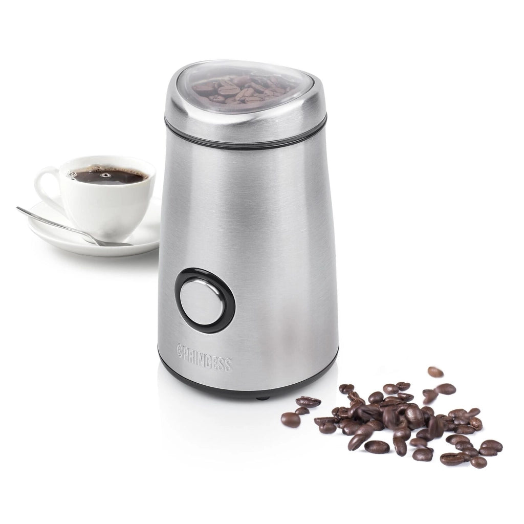 Princess 242196 Macinacaffè Acciaio Inox Deluxe