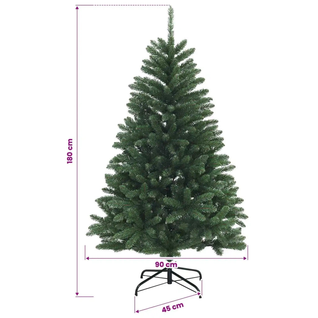 Albero di Natale Artificiale con Rami Pieghevoli 180 cm PVC 42054523