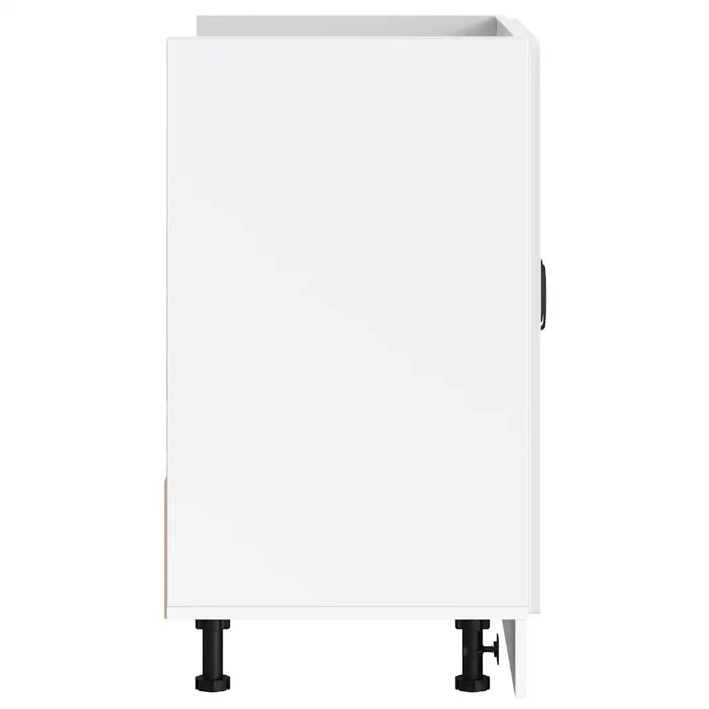 Mobile Base Lavello Lucca Bianco in Legno Multistrato 853687