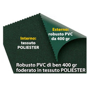 Copertura impermeabile per mobili e salotti, in PVC - Copertura Impermeabile Per Mobili E Salotti, In Pvc Dimensione 250x200 X  H90 Cm Misure: 250 x 200 cm