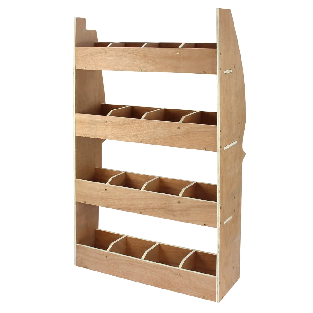 Scaffale per Van Peugeot Partner II Legno Compensato per Attrezzi e Accessori