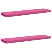 Cuscini per Panchina a 2 Pezzi VUGHT 2 pz 100% Poliestere Rosa 951449