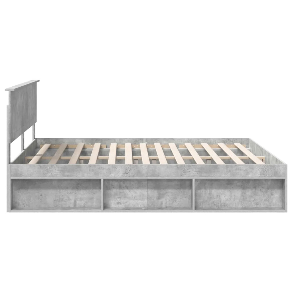Struttura del letto Calcestruzzo 180 x 200 cm Pino massello 3410567
