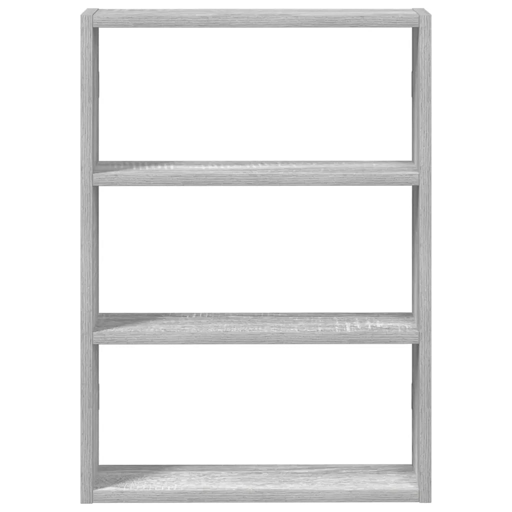 Mensola a Muro Grigio Sonoma 43x9x60 cm in Truciolato 860054