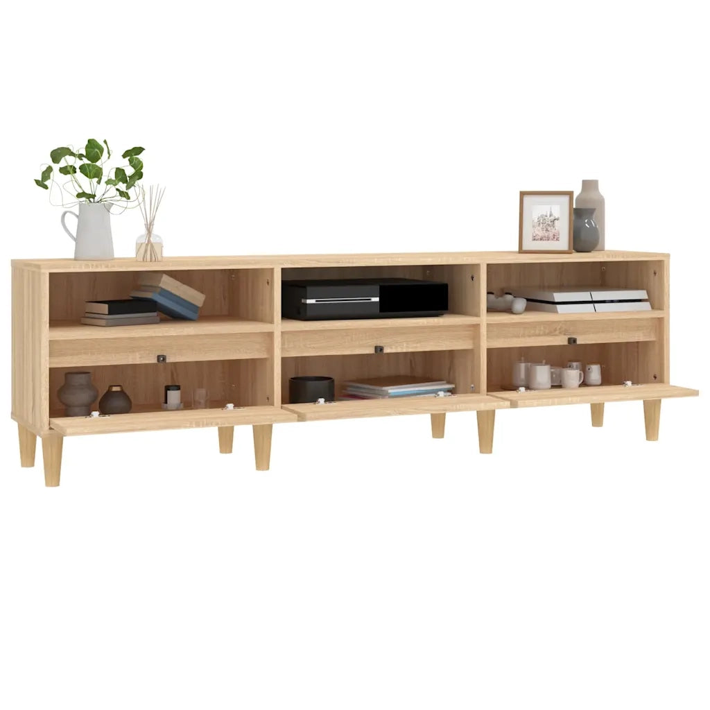 Mobile Porta TV Rovere Sonoma 150x30x44,5 cm Legno Multistrato 831912
