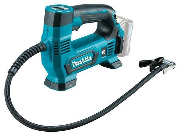 Makita MP100DZ Compressore a Batteria 12Vmax Massima Pressione 8,3 bar Flusso 10 l-min colore Nero Blu
