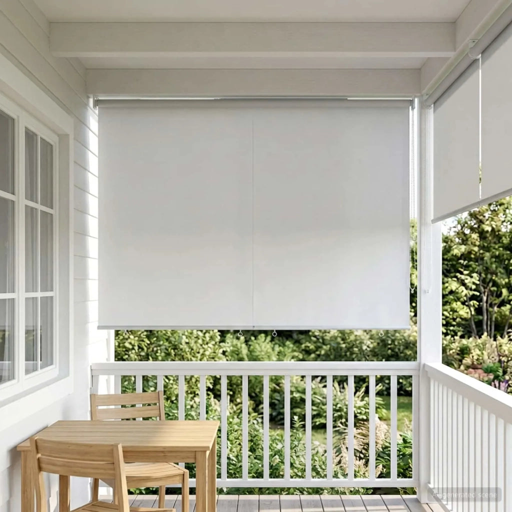 Voletta a rullo | Tenda a rullo con protezione UV Bianco 160 x 230 cm