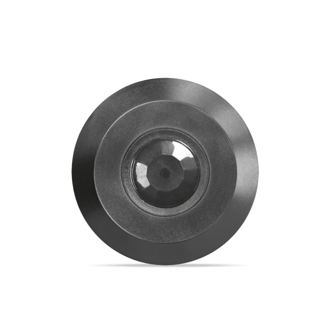 Sensore movimento crepuscolare PIR nero tondo Videx