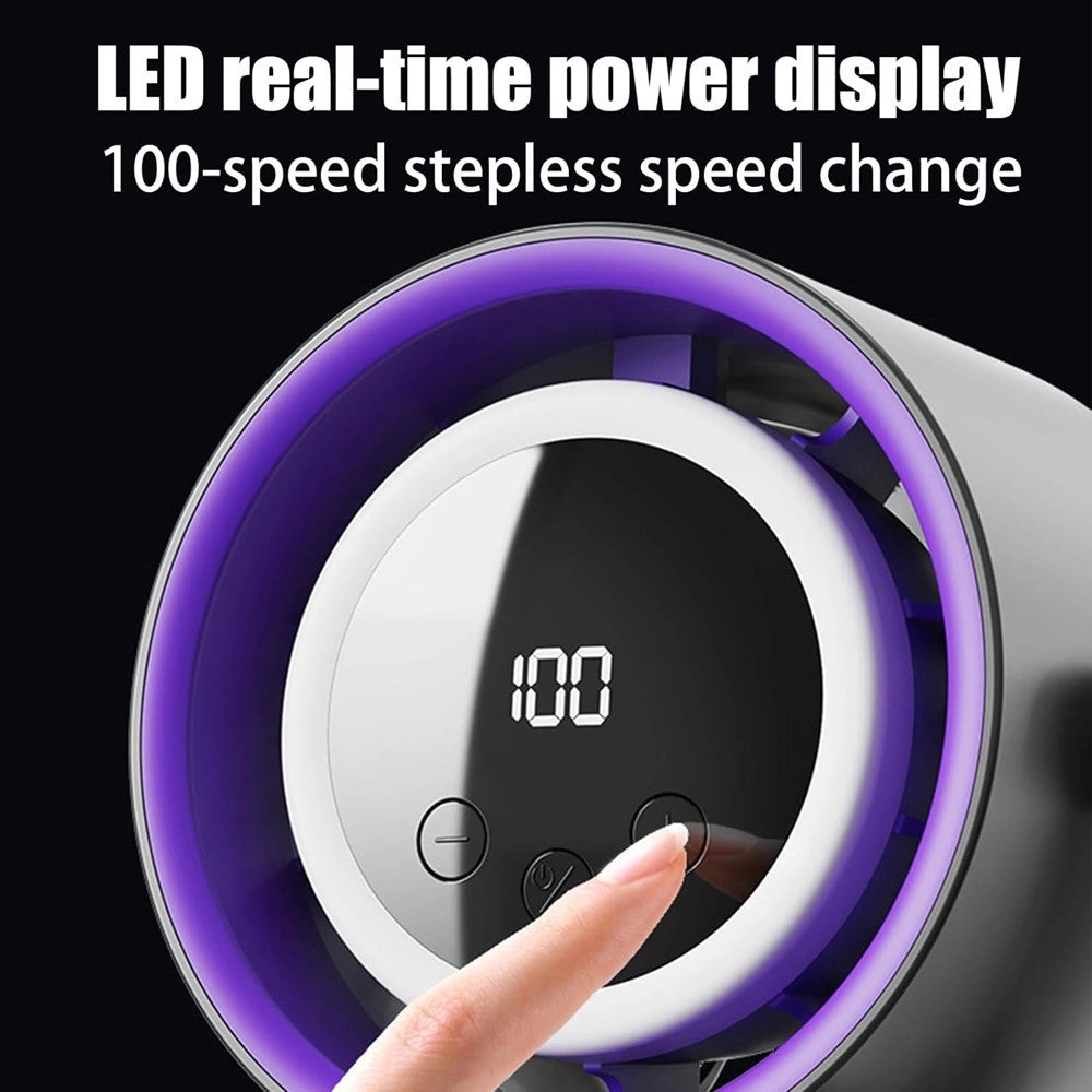 Trade Shop - Ventilatore Da Tavolo Usb Elettrico Raffreddamento Design Luce Notturna Camera Scrivania -