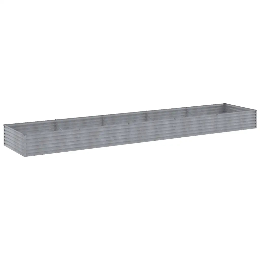 Fioriera | Cassetta per fiori | Vaso Rialzata da Giardino 482x100x36 cm in Acciaio Corten