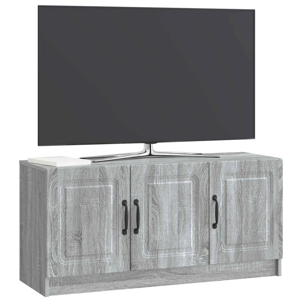 Mobile TV Grigio Sonoma 99 x 34,5 x 47 cm Legno ingegnerizzato 895871