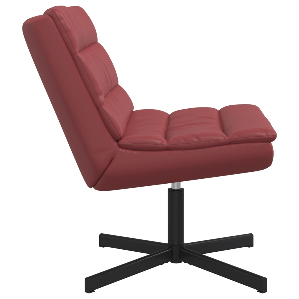 Sedia Girevole Rosso vino Pelle sintetica Standard Girevole