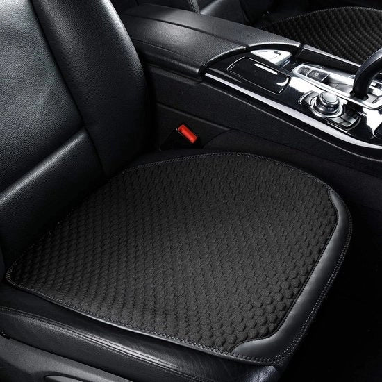 Autostoelhoezen universali con design antislip e ademendente - Set da 2, Nero