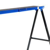 Set di 2 cavalletti pieghevoli di supporto in acciaio Capacità di carico di 250kg per coppia