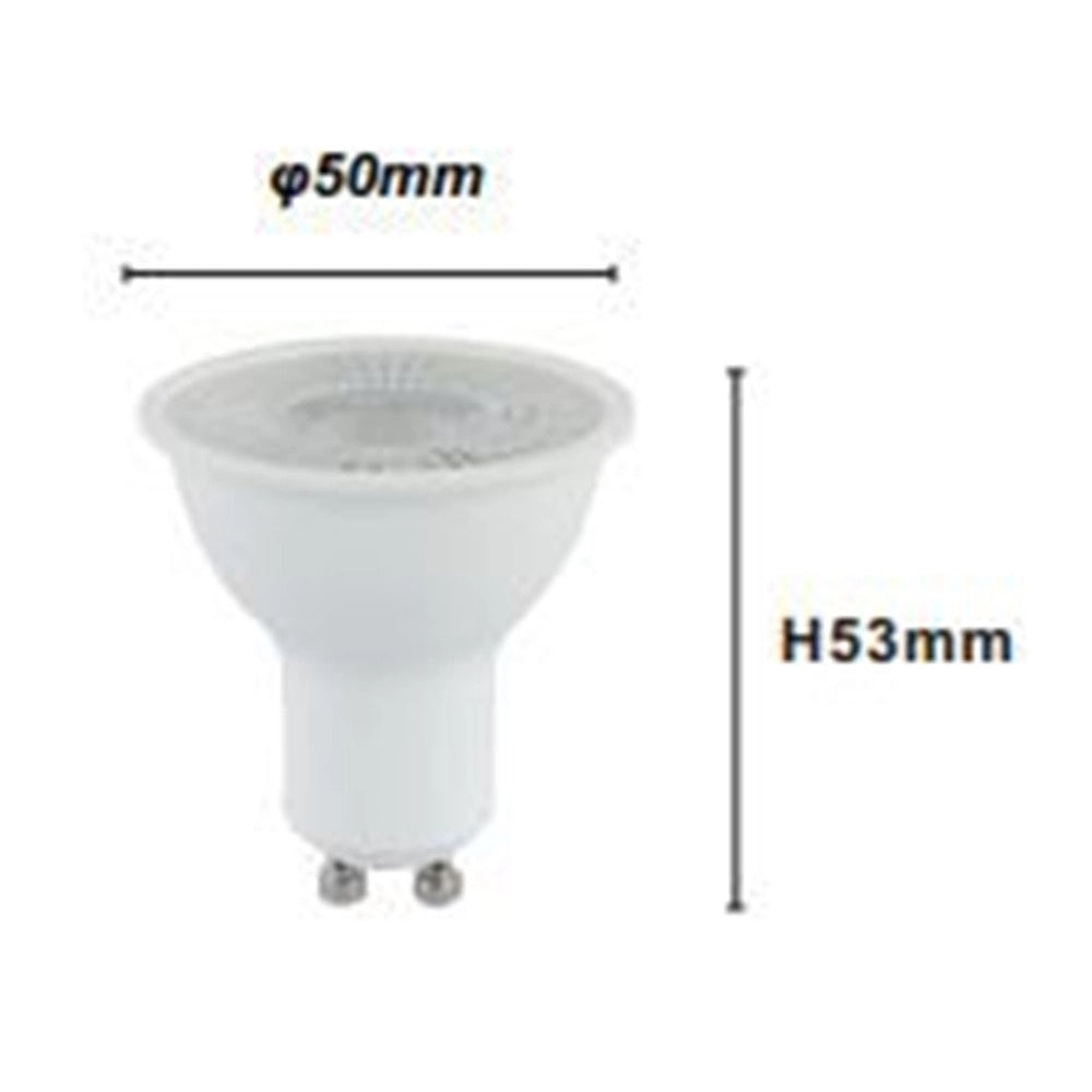 Trade Shop - Lampadina A Led Lampada Attacco Gu10 7w 715lm Bianco Luce Calda 3000k Ip20 00496 -