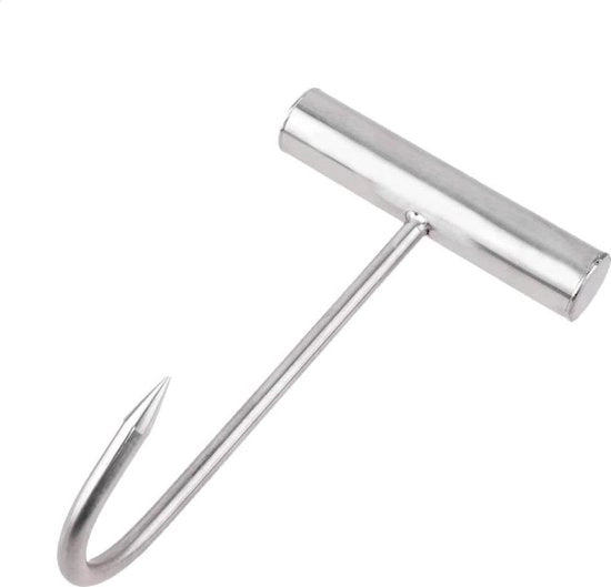 Falcetto per Affettare Carne con Manico T e Lame in Acciaio Inossidabile - 20cm