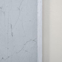 Stampa su Tela Mondo 120x90 cm in Legno di Pino Grigio e Bianco