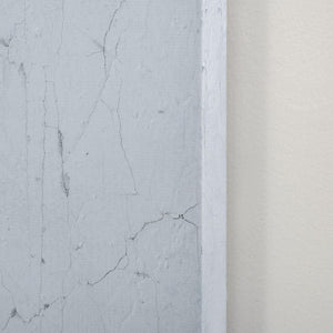 Stampa su Tela Mondo 120x90 cm in Legno di Pino Grigio e Bianco