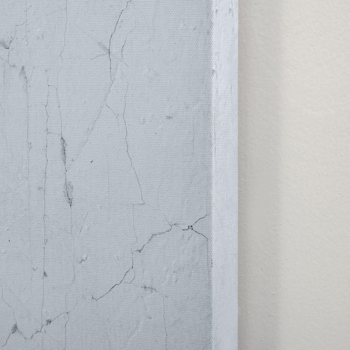 Stampa su Tela Mondo 120x90 cm in Legno di Pino Grigio e Bianco