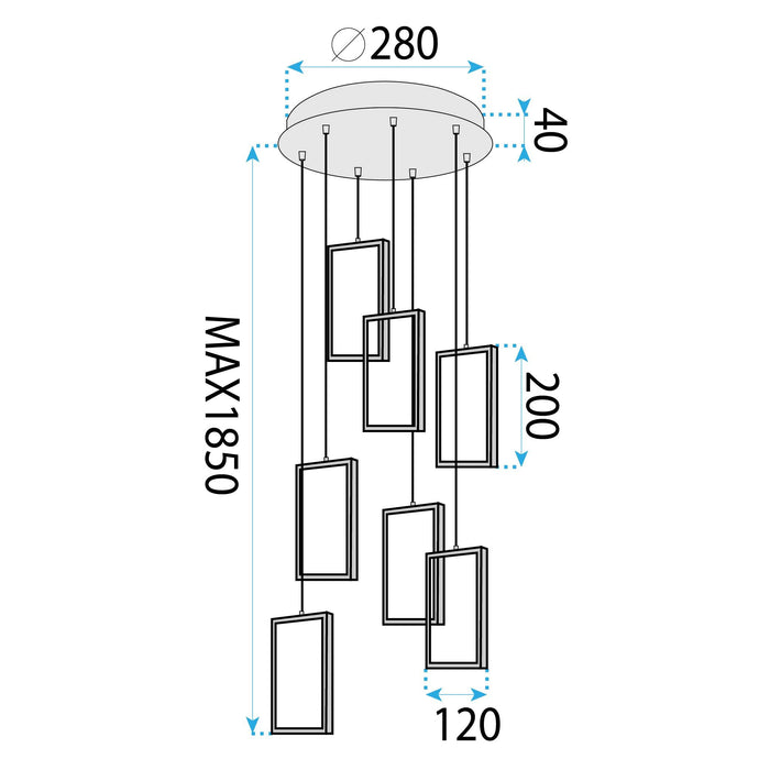 Lampada Led Lhj090-7cp Gold