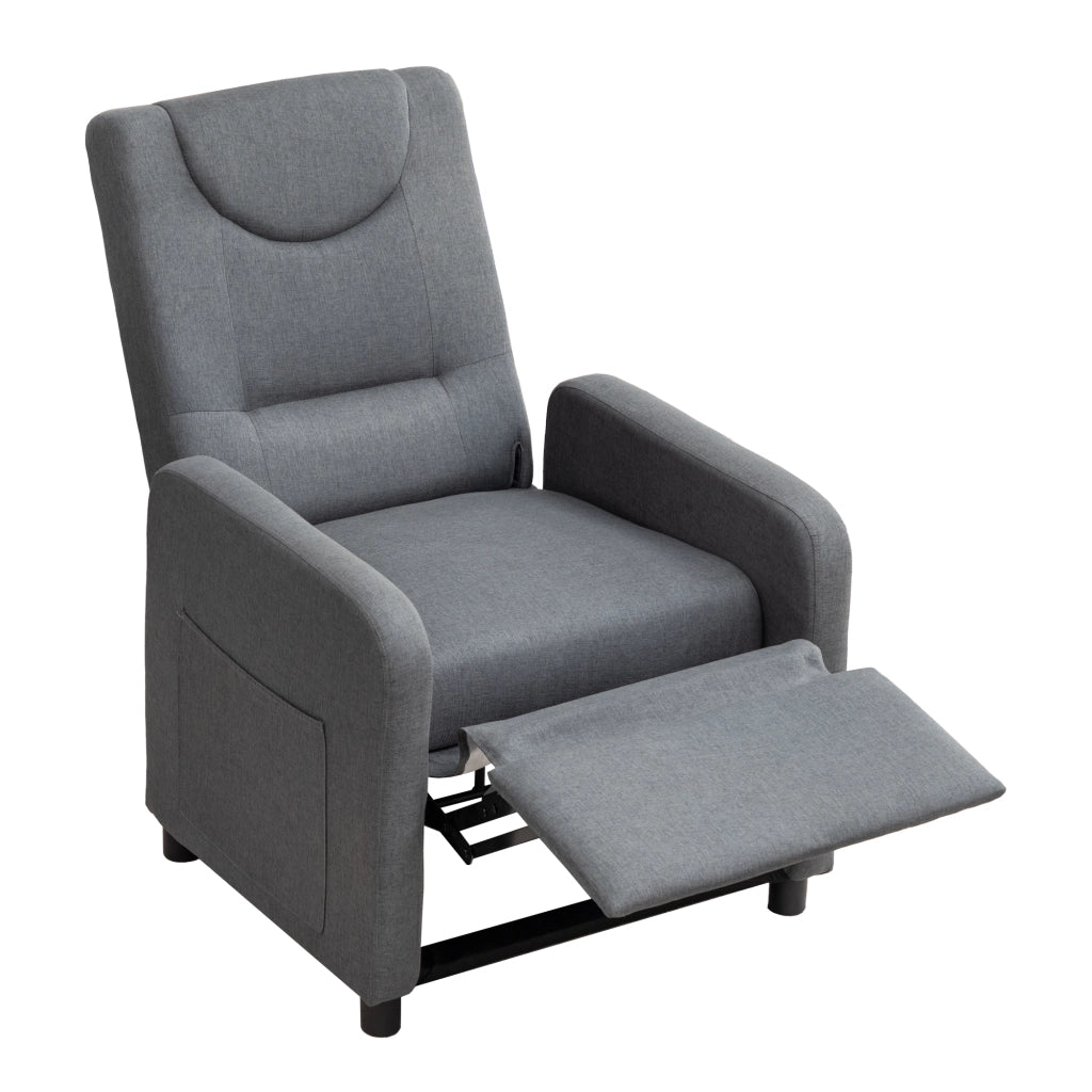 Poltrona Relax Reclinabile ¨C Xylo ¨C Grigio Scuro