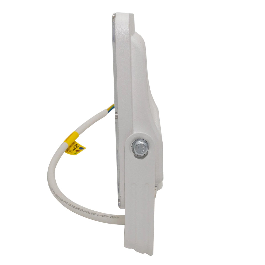 Faro slim per esterno LED IP65 con interruttore CCT da 3000K a 6500K faretto bianco staffa luce giardino insegna tabella 30W