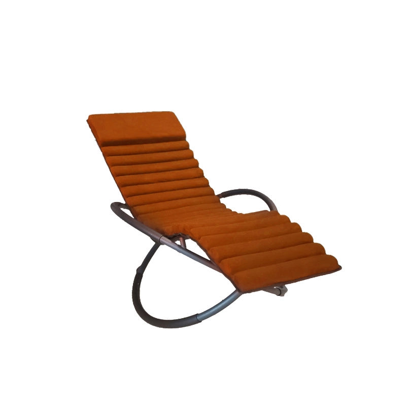 Lettino prendisole SWING LUXE MONACO - Terracotta