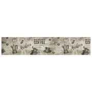 Tappeto da Cucina Lavabile-Tappetino da Cucina Grigio Caff¨¨ 60x300 cm in Velluto