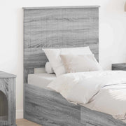 Testiera con testiera Grigio Sonoma 75 cm Legno multistrato 887831