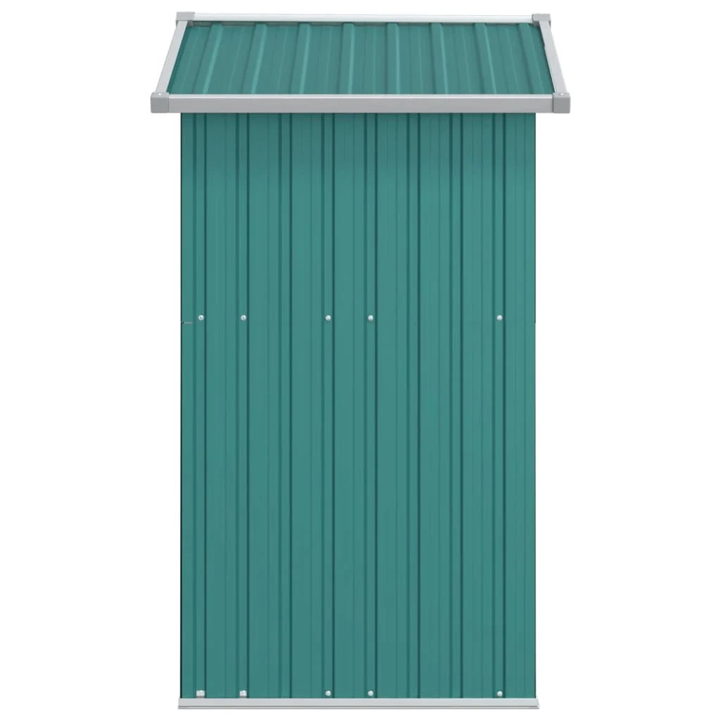Casetta da giardino cabina ripostiglio casetta da esterno robusta casetta per attrezzi 126 x 97,5 x 177 cm acciaio zincato verde 02_0022345