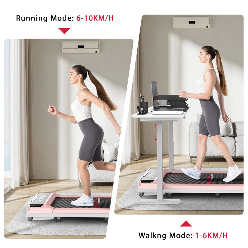 Tapis roulant, tapis roulant , tapis roulant con telecomando e LED, velocità regolabile da 1 a 10 km/h