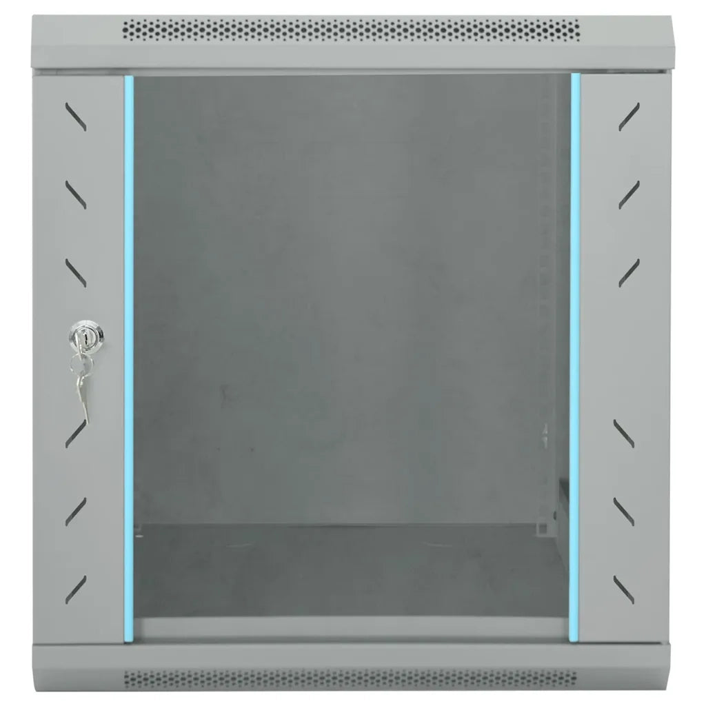 vidaXL Armadietto di rete Grigio 53 x 60 x 60 cm Acciaio