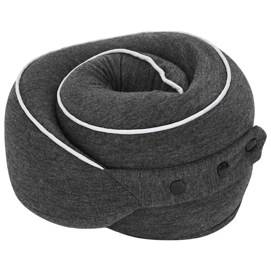 Cuscino da viaggio per il collo Grigio scuro Schiuma Memory CFW9630954