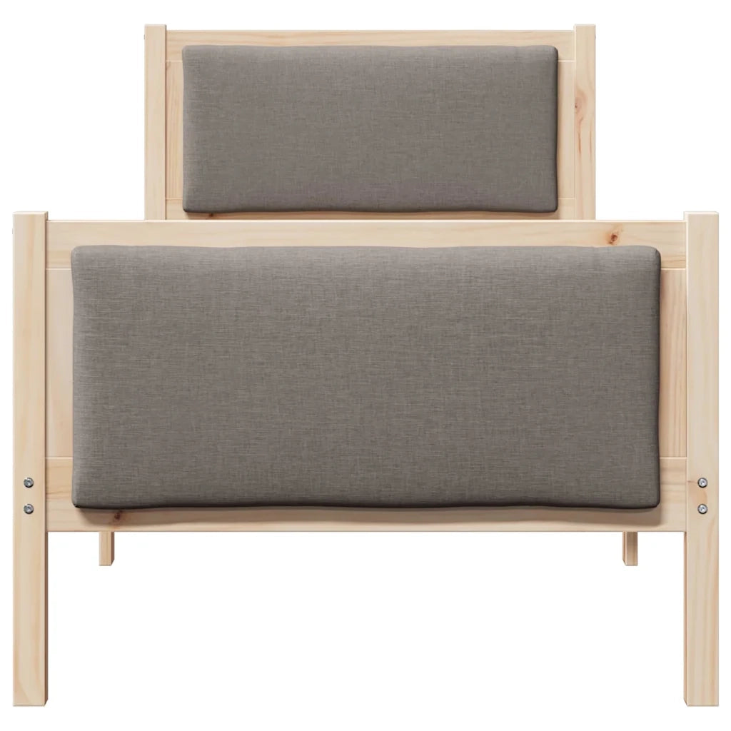 Struttura del letto con testiera Talpa 75 x 190 cm Tessuto 878372
