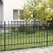 Recinzione a punte Asten Nero 200 x 150 cm 42030082