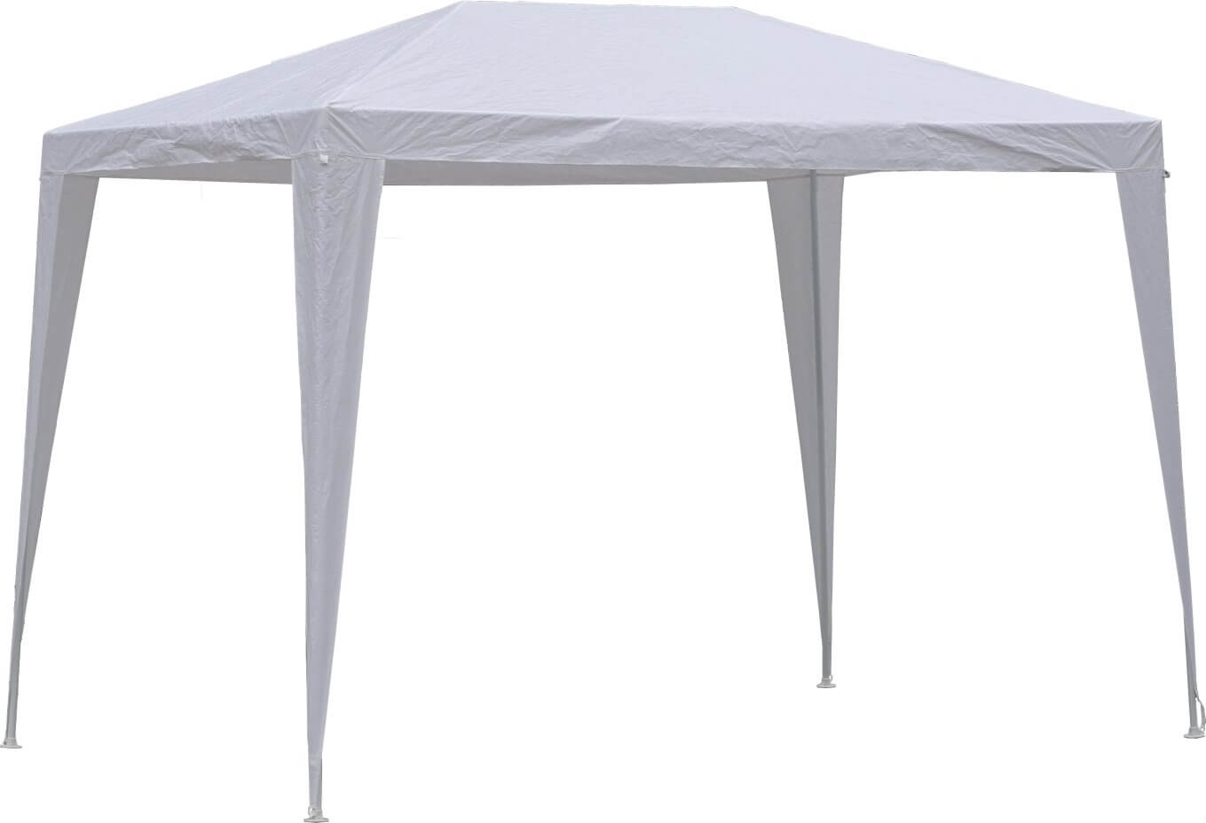 Gazebo da Giardino in Acciaio 2x3m Bauer Bianco