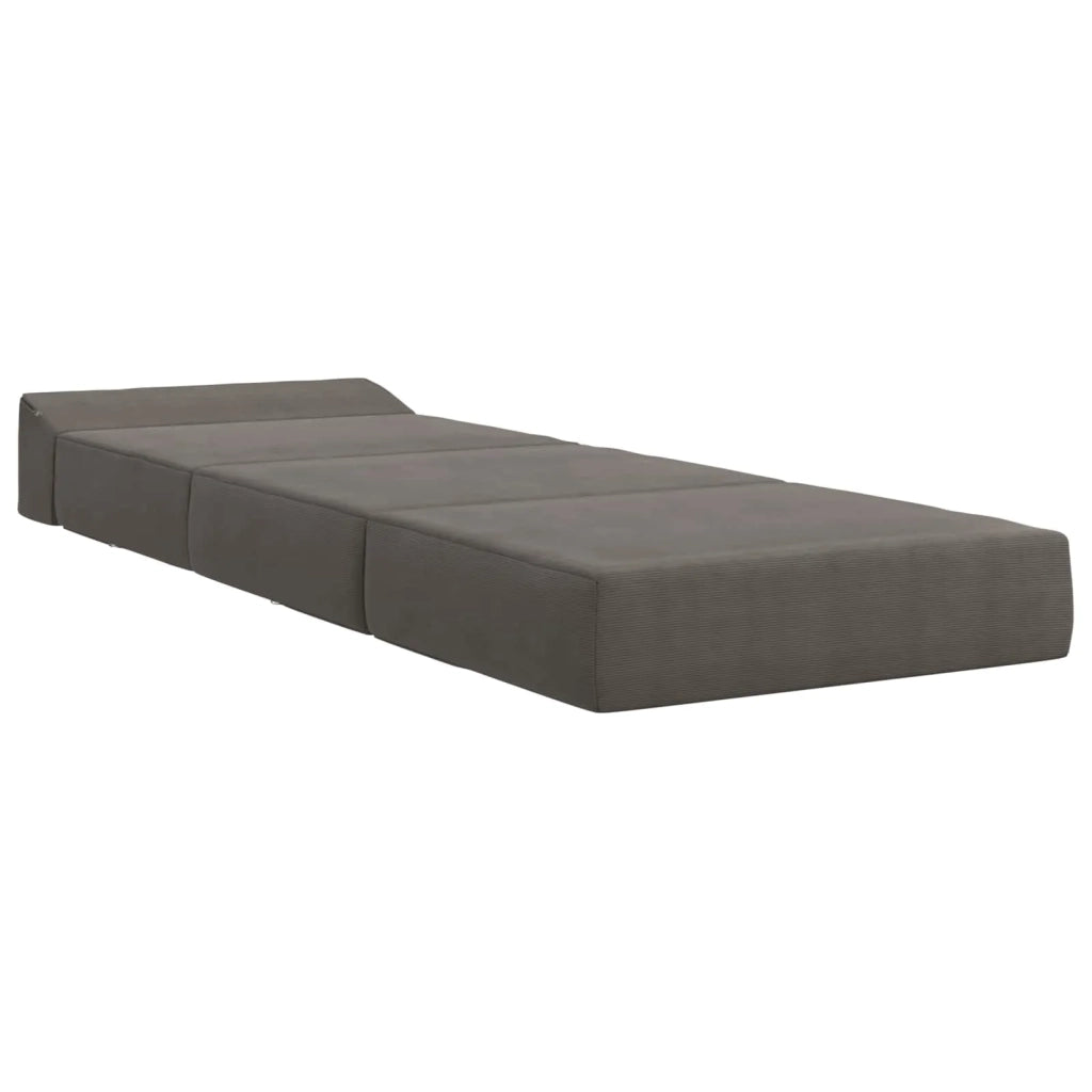 Divano Letto Pieghevole Grigio Chiaro 200 x 70 x 15 cm 900012