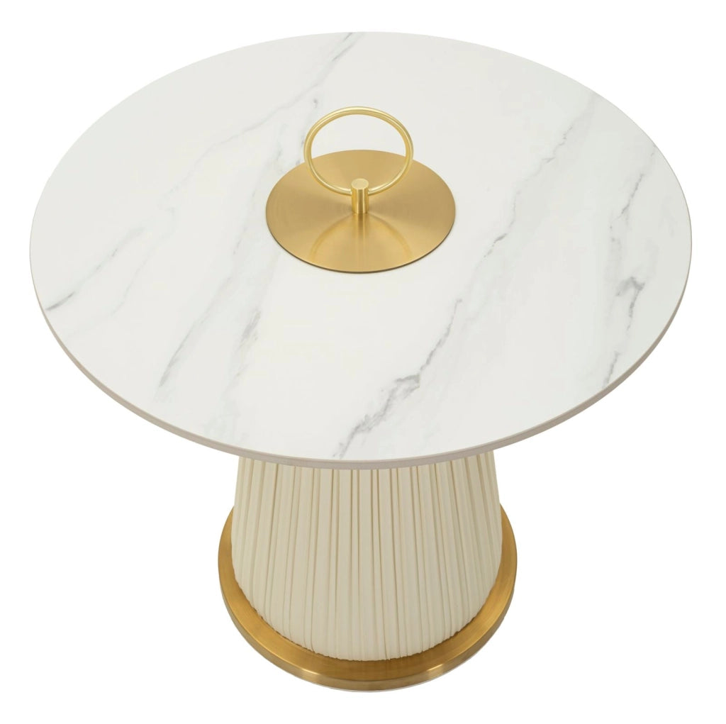 Tavolinetto Nova Cm Ø 60X54 Elegante Design Moderno