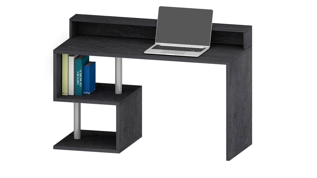 Scrivania a Giorno 140x60x92,5 cm Esse Report Grigio