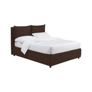 Todmorden, Letto Singolo Sfoderabile Made in Italy, Marrone