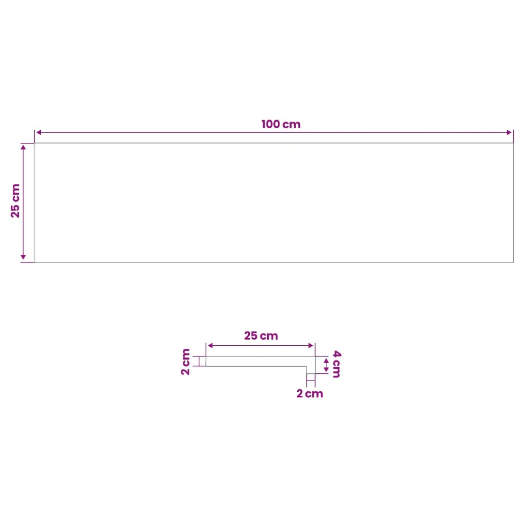Tappeti per scale 20 pz 100 x 25 x 2 cm Marrone 3446511