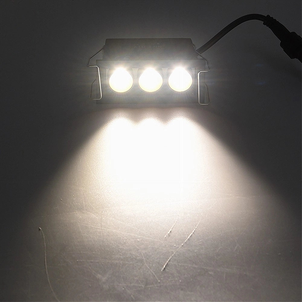 Trade Shop - Faretto Led Rettangolare Nero Da Incasso 6 W Luce Naturale Fredda Calda Xtd-3-n -