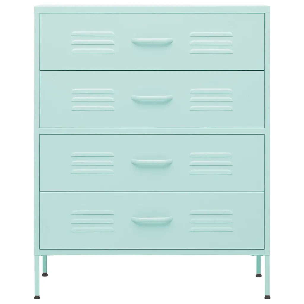 Cassettiera Menta 80x35x101,5 cm in Acciaio CFW6444407