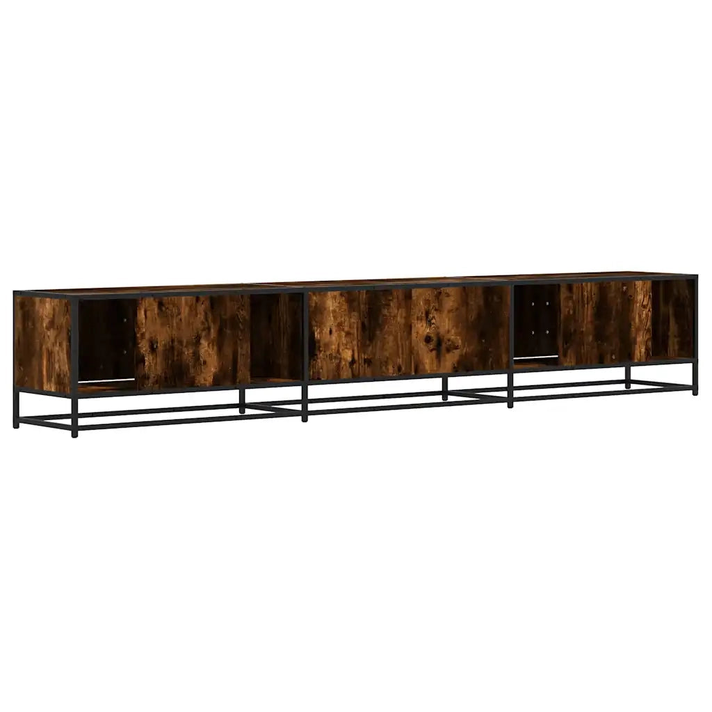 Mobile Porta TV Rovere Fumo 240x35x41 cm in Truciolato 3300797