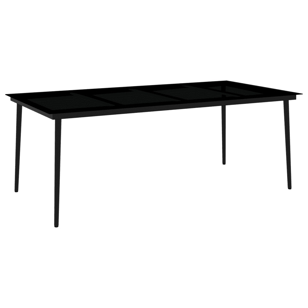 Set Mobili da Pranzo per Giardino 9 pz con Cuscini Grigio cod mxl 43086